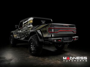 Jeep Gladiator JT Racetrack Series - LED Tailgate Panel - Red Lens